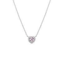 Collar Amen Mujer Dolce cuore in Plata Morganite CLTICUBMOZ